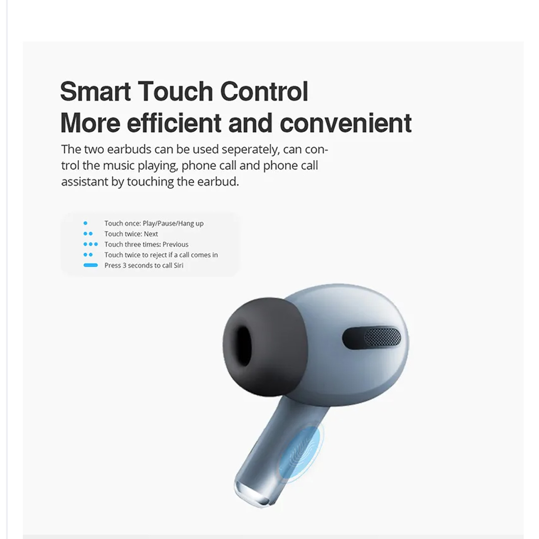 RIVERSONG Air X7 Ultra TWS Earbuds | Stereo Sound | Touch Control | Bluetooth 5.0 | Wireless Charging | In-ear Detection | Earbuds with 1 Year Warranty