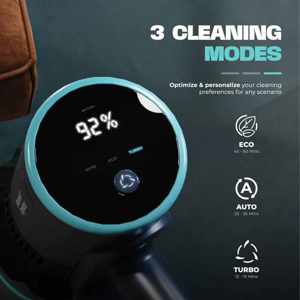 Russell Taylors 500W Vortex Cordless Vacuum Cleaner VORTEX | CycloneTechnology | Auto Cleaning Mode