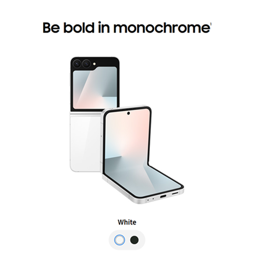 SAMSUNG Galaxy Z Flip7 FE | Pro-level 50 MP camera for selfies | One UI 8. All new for Flip | Efficient battery powers all-day use