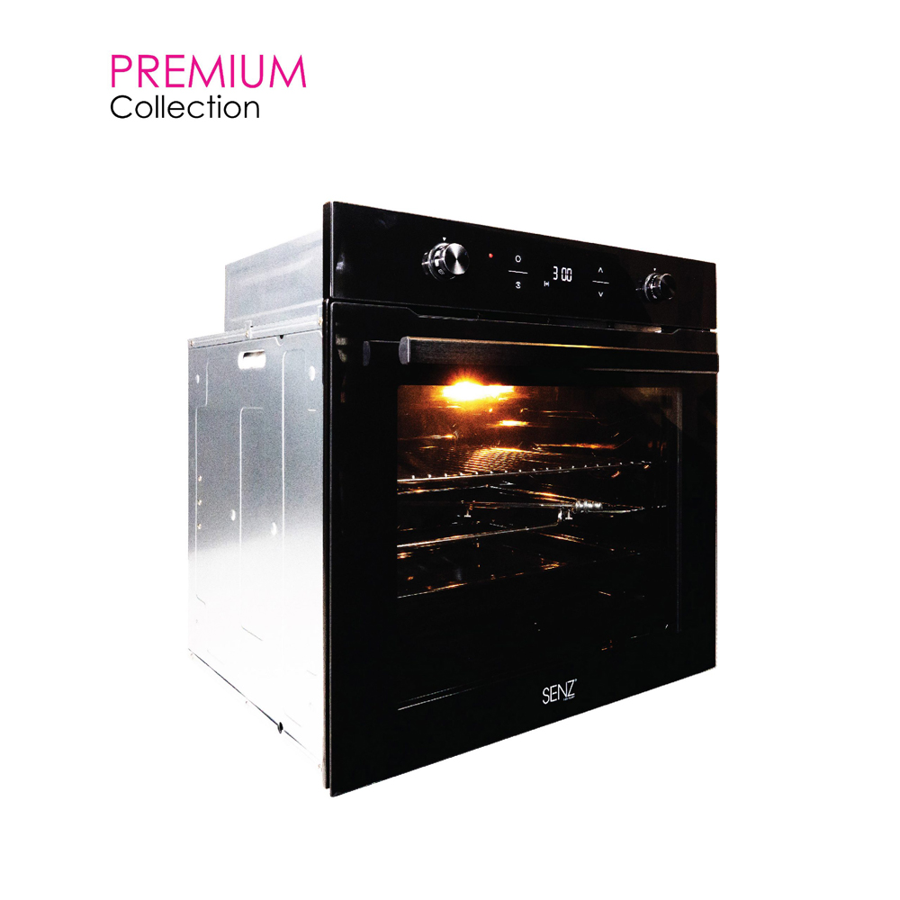 SENZ 75L Push Knob Digital MultiOven | SZ-OV759-9F | 9 Cooking Functions | Rotisseries Baking Mode | 24hour Digital Time Display