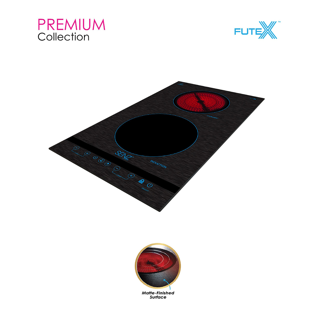 SENZ 2 Burners 2 in 1 Smart Cooker | SZ-VRC868i | Matte-finished surface | Easy-to-clean | Heat resistance