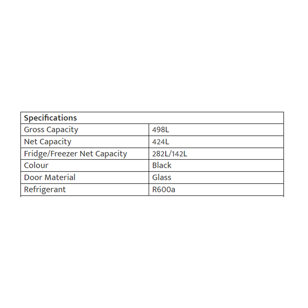 SKYWORTH 498L Multi Doors ProSilent Inverter Refrigerator SRM-418CB | Multi AirFlow | Total No Frost | Door Alarm Buzzle | Refrigerator with 1 Year Warranty