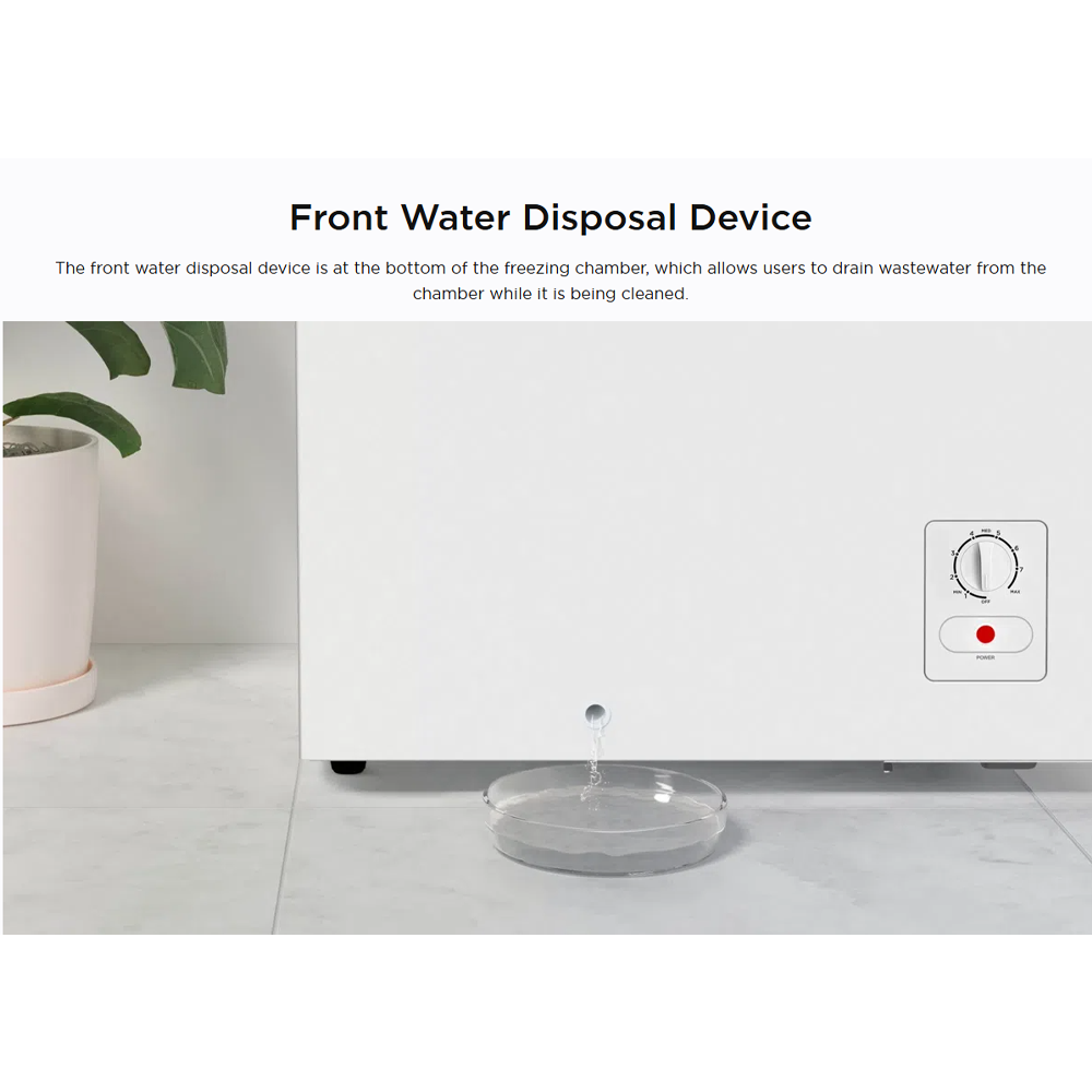 TCL 190L/280L Chest Freezer TCF-190FC/TCF-280FC | Power indicator function | Mechanical Control | Storage basket