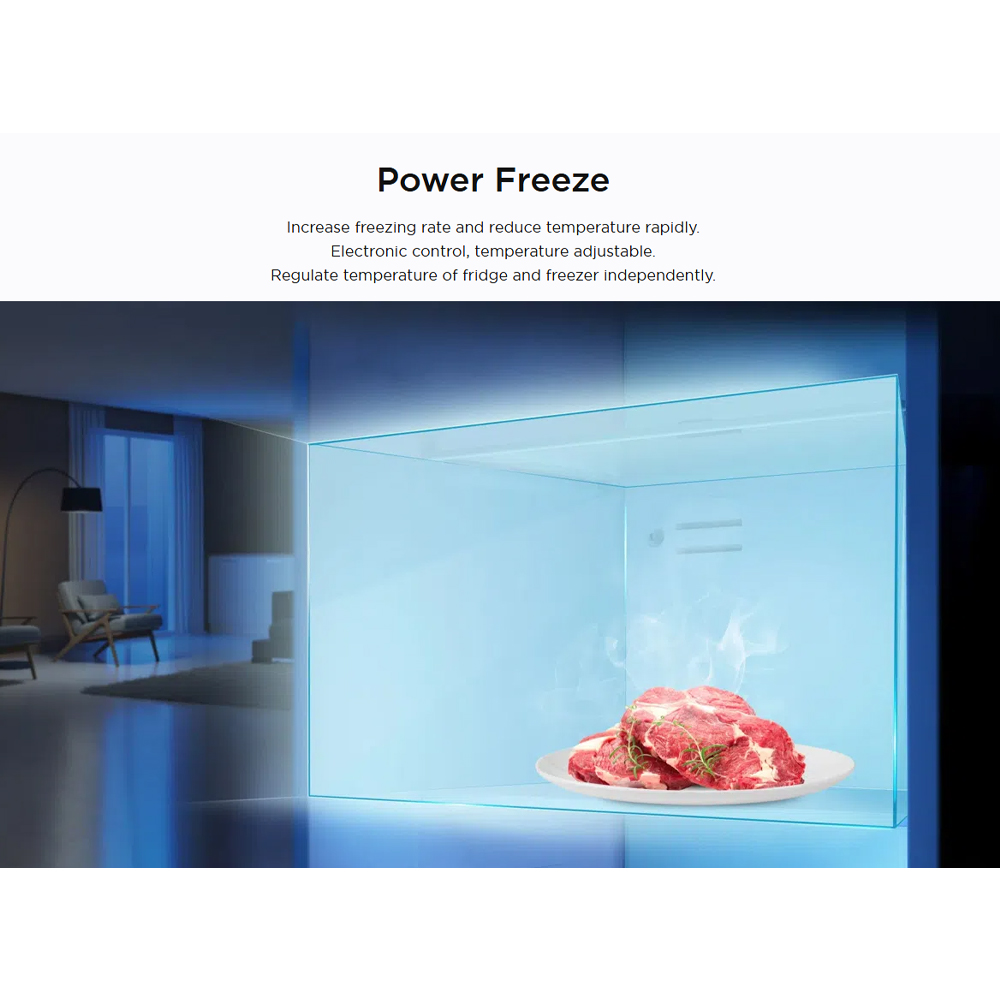 TCL 505L Twin Eco Inverter Multi Doors Refrigerator TR-C505AGWP | Total no frost | External LED display | LED light