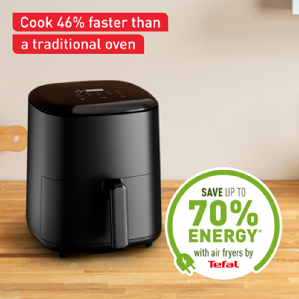 Tefal 5L Easy Fry Max Digital Air Fryer EY2458 | Digital Touchscreen | Save Time and Energy | Auto Cooking Program