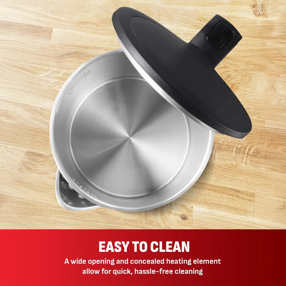 Tefal 1.5L Thermo Protect Electric Kettle KO1408Y2 / KO140AY2 | 304 stainless steel body | 360 degrees rotational cord | Safe to touch