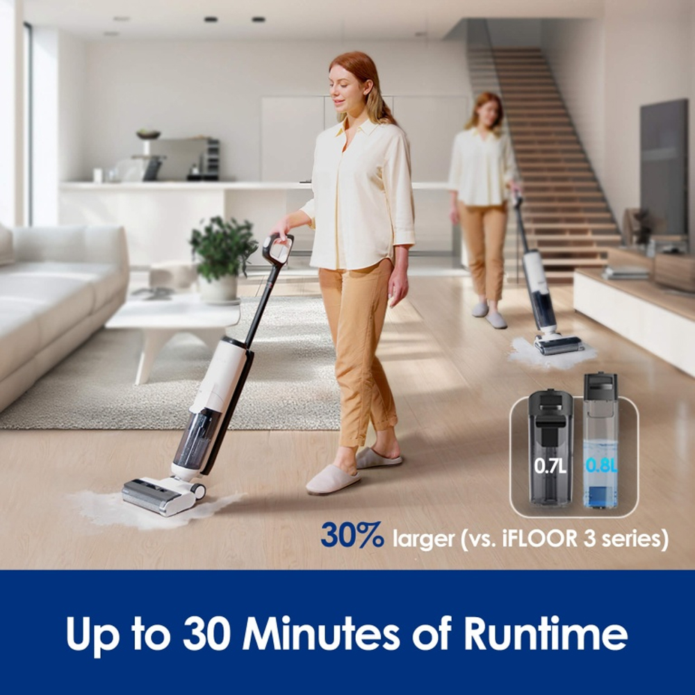 Tineco 20AW Cordless Wet Dry Floor Washer Vacuum Cleaner iFloor 5 | Wash and vacuum floors in one step | Hands-free self-cleaning cycle