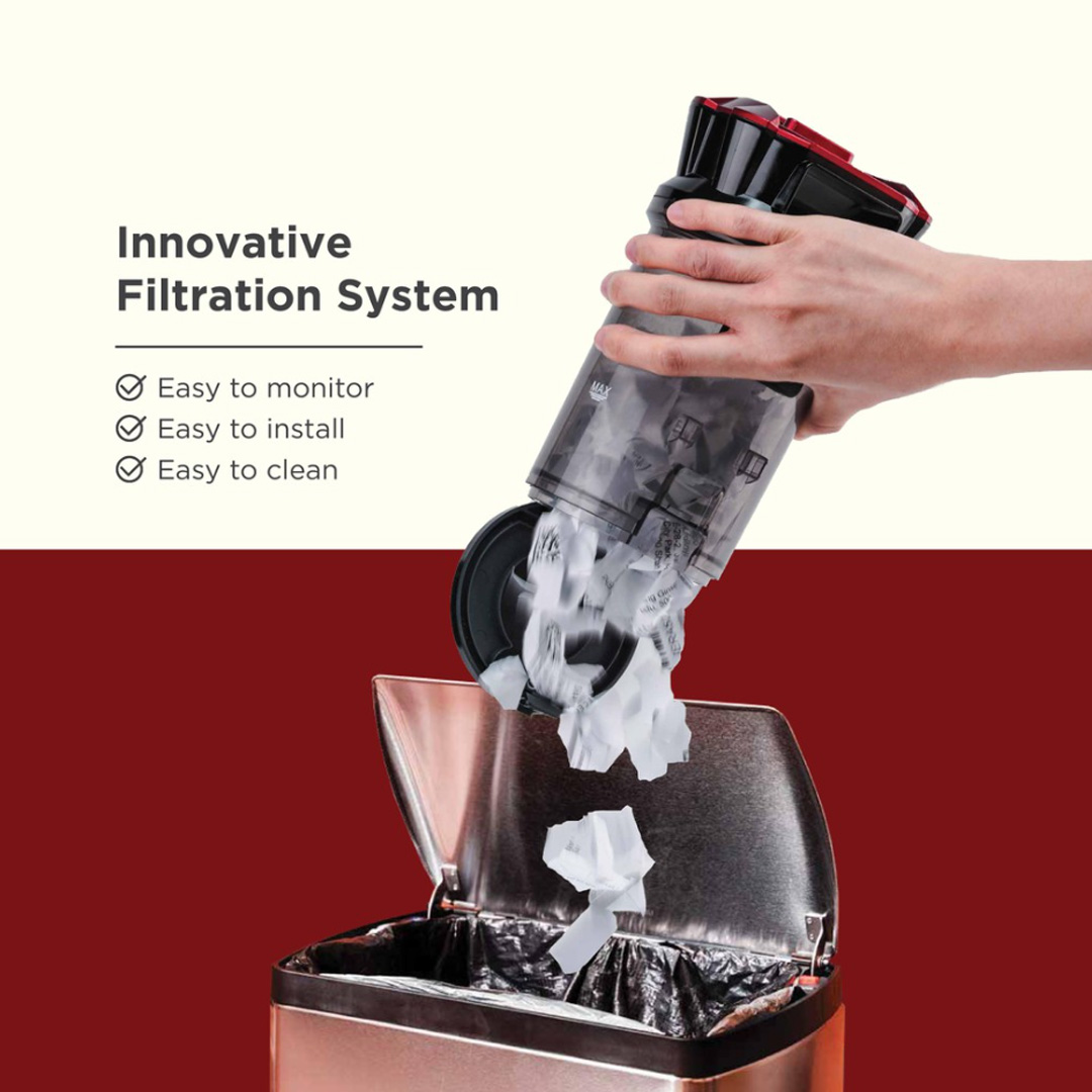 Russell Taylors 130W Cordless Vacuum Cleaner with Motorized Brush VC-25 | 130W Powerful DC Motor | Dust Canister 500ml | Cyclonic Filtration System | Vacuum with 2 Year Warranty