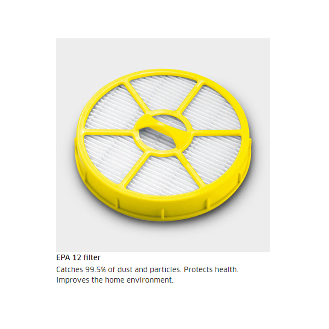 Karcher 1100W Bagless Multi-Cyclone Vacuum Cleaners VC 3 Plus *SEA | HEPA 12 Filter | Multi-Cyclone Technology | Vacuum with 1 Year Warranty