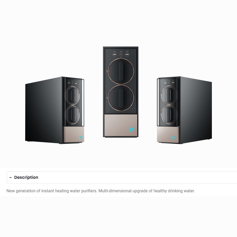 Viomi Premium Nano +0.1 AI Undersink Water Purifier MR862-M | 7 layers deep filtration | High end digital display | Independent water outlet