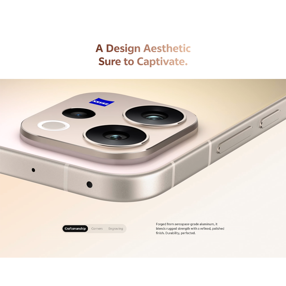 vivo V70 5G 8GB+256GB/ 12GB+256GB/ 12GB+512GB | 6.59 inches | 50MP Rear Camera | Qualcomm SM7750-AB Snapdragon 7 Gen 4 (4 nm) | Li-Po 6500 mAh