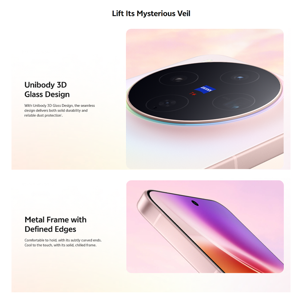 vivo X300 5G 12GB+256GB / 16GB+512GB | 6.31-inch | 200MP Rear Camera | Mediatek Dimensity 9500 (3 nm) | Dual SIM | Li-Po 6040 mAh