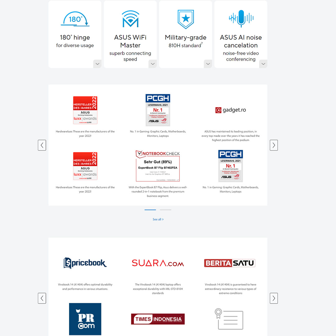 ASUS Vivobook 14-inch Intel Core i5-1335U | Intel UHD Graphics | 8GB+512GB 2021 | Windows 11 Home | Laptop with 2 Years Manufacturer Warranty
