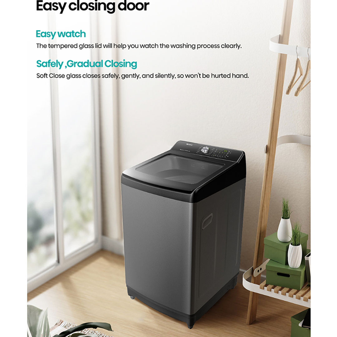 HISENSE 17KG Top Load Washing Machine with Direct Drive Inverter WT5T1715DT | Direct Drive Inverter | Mega Capacity | 3D Windmill Impeller | Connect Life App | Washing Machine with 2 Years Warranty