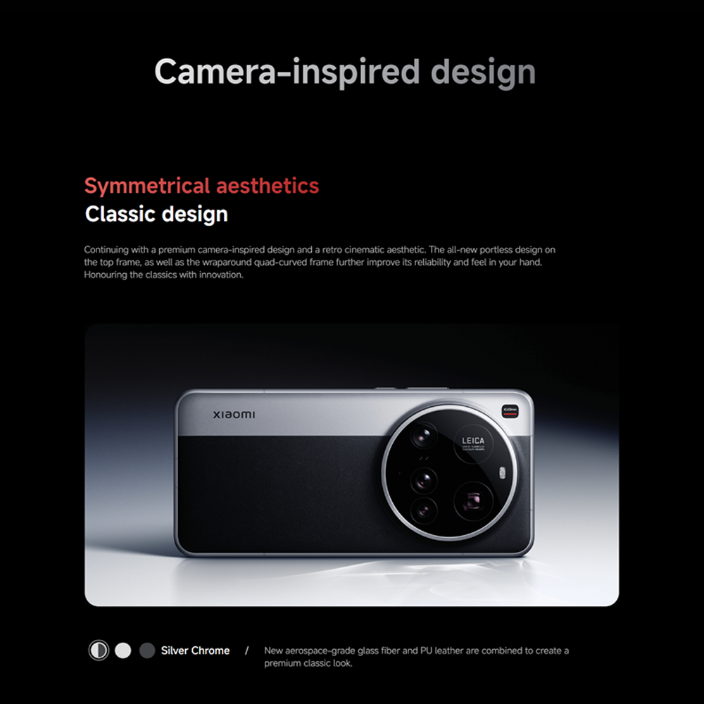 Xiaomi 15 Ultra 16GB+512GB/ 16GB+1TB | Qualcomm SM8750-AB Snapdragon 8 Elite (3 nm) | 6.73 inches, LTPO AMOLED | 200MP Camera | Li-Po 5410 mAh, 90W HyperCharge