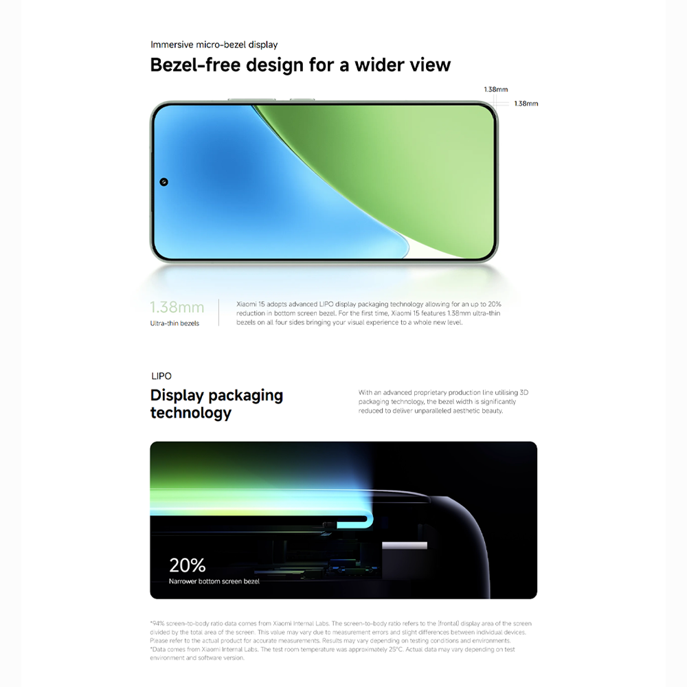 Xiaomi 15 12GB+256GB/ 12GB+512GB | Qualcomm SM8750-AB Snapdragon 8 Elite (3 nm) | 6.36 inches, LTPO AMOLED | 50MP Camera | Li-Po 5240 mAh, 90W HyperCharge