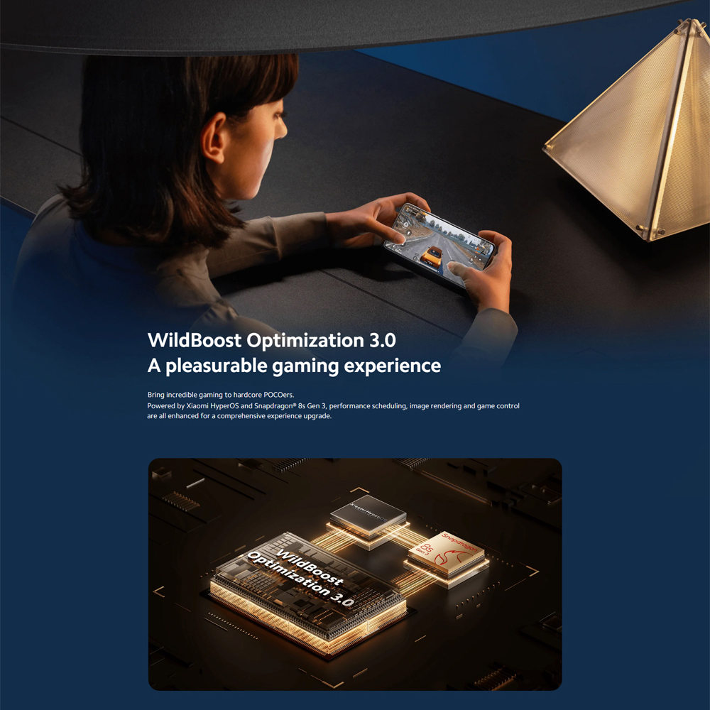 Xiaomi POCO F6 12GB+512GB / 8GB+256G | Flagship Snapdragon | 90W turbo charging | Intelligent temperature control | 1  Year General Warranty