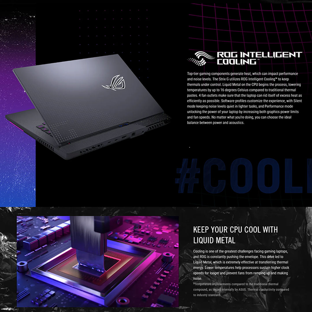 ASUS ROG Strix G15 Laptop 15.6-inch AMD Ryzen 7 6800H NVIDIA GeForce RTX 3060 16GB+512GB 2022 |  ROG Intelligent Cooling™ |  Dolby Vision and Dolby Atmos | Multiple RGB lighting zones | Laptop with 2 Year Warranty
