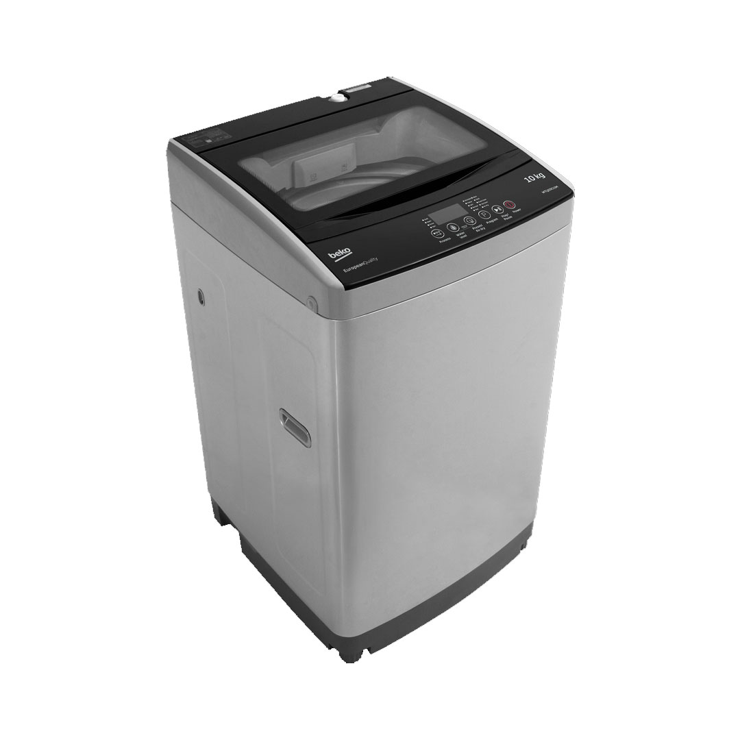 Beko Top Load Non-Inverter Washing Machine WTLJI08C1SM/WTLJI10C1SM | 10 Programmes | Quick Wash | DrumClean | Air-Dry | Fuzzy Control | Child Lock | Washing Machine with 2 Years Warranty