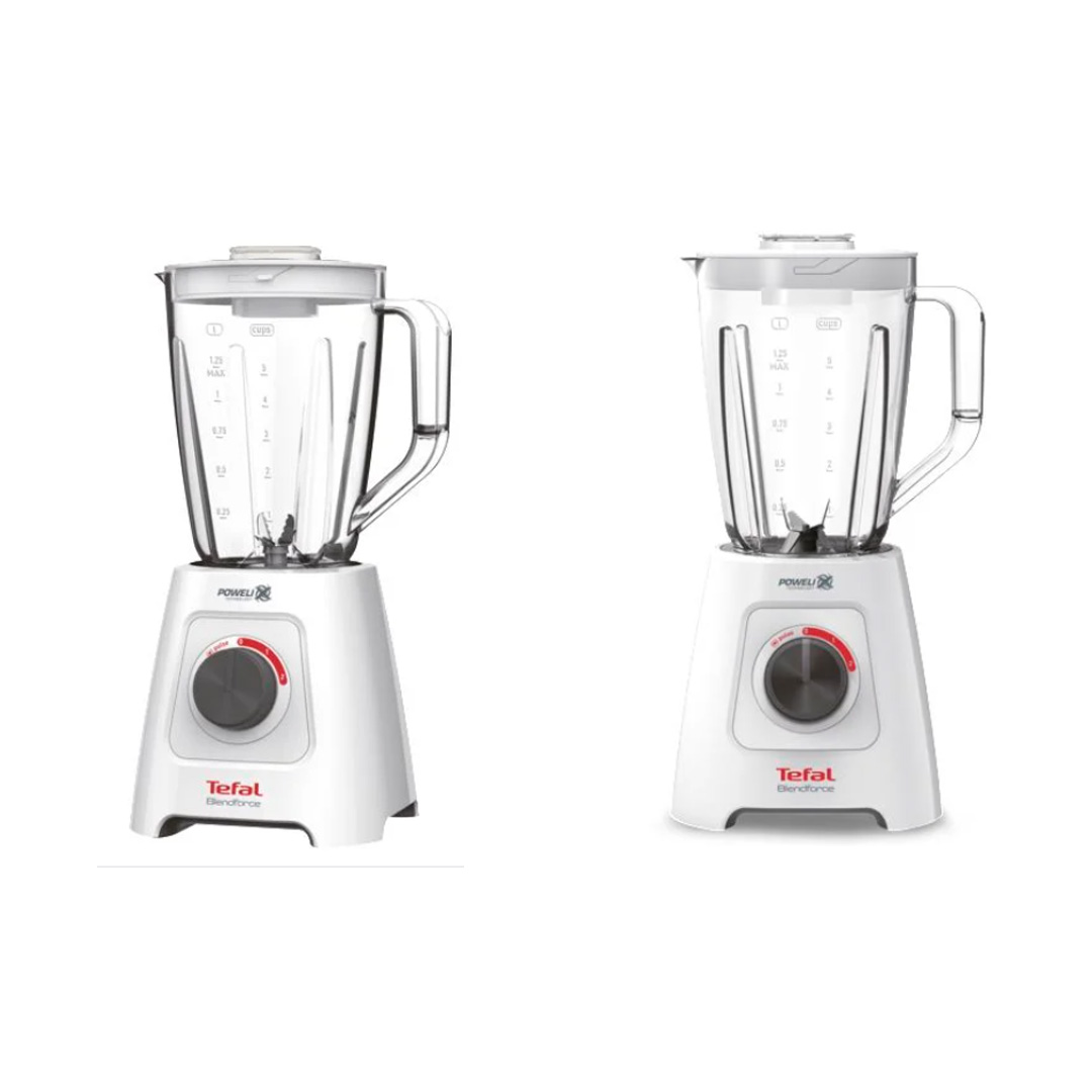 Tefal 2L Blendforce 2 Blender with Grinder Chopper BL4291 | 600W | Powelix Technology | Smart Lock | Cord Storage | Blender with 2 Year Warranty