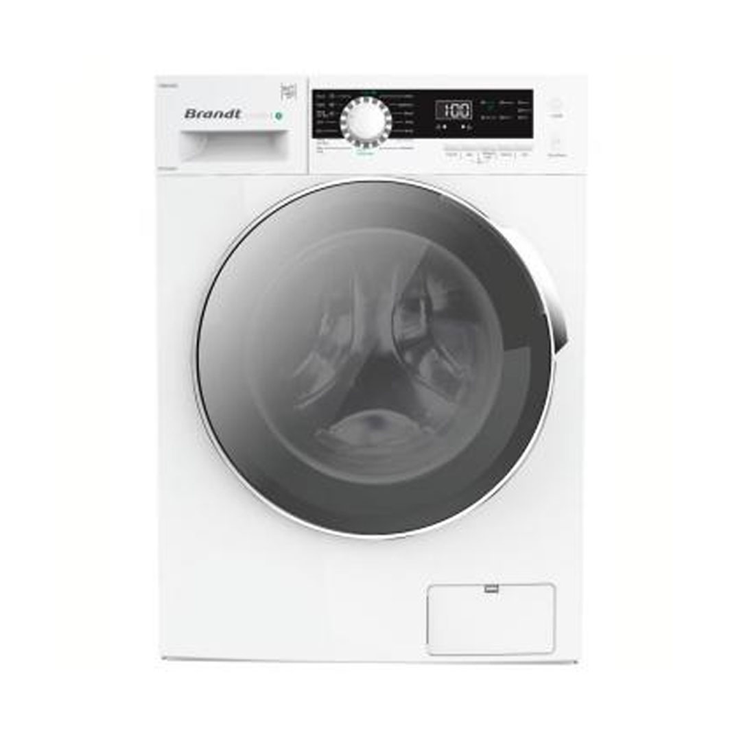 Brandt 8KG/6KG Front Load Inverter Washer Dryer WDB184QWA | Hygiene+ | Drum Clean Function | Up to 24 hours | Washer Dryer with 1 Year Warranty