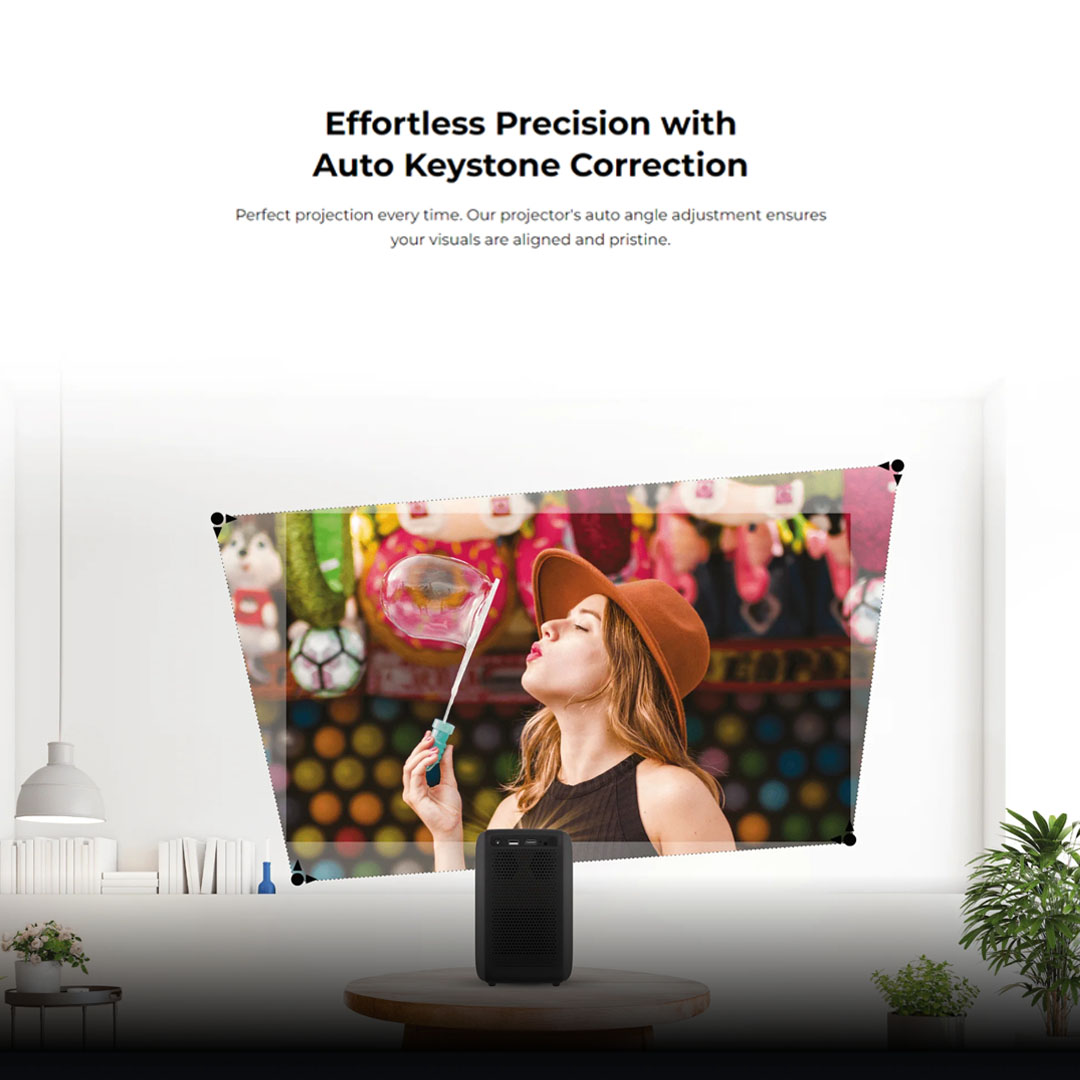 Caixun 2K Linux Projector (PROGROX) CP-01F | 1080 Native Resolution | Dolby Audio MYS12 | Built-in Wifi | Projector with 1 Year Warranty