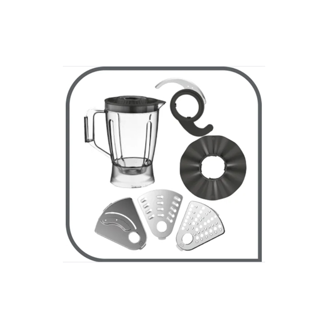 Tefal 2.4L Masterchef Easyforce Food Processor DO2461 | Two Speeds and Pulse Setting | Easy Storage | Easy Cleaning | Food Processor with 2 Year Warranty