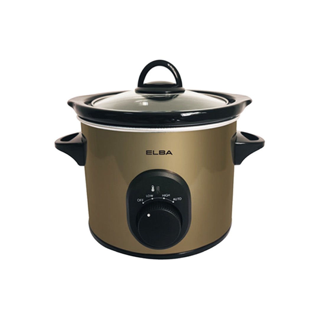 ELBA 1.5L / 3.5L / 4.5L Slow Cooker ESC-K1568(CP) / ESC-K3568(CP) / ESC-K4568(CP) | Versatile Crock Pot | Indicator Light | Variable Thermostat Control | Removable Inner Pot for Easy Cleaning | Slow Cooker with 1 Year Warranty
