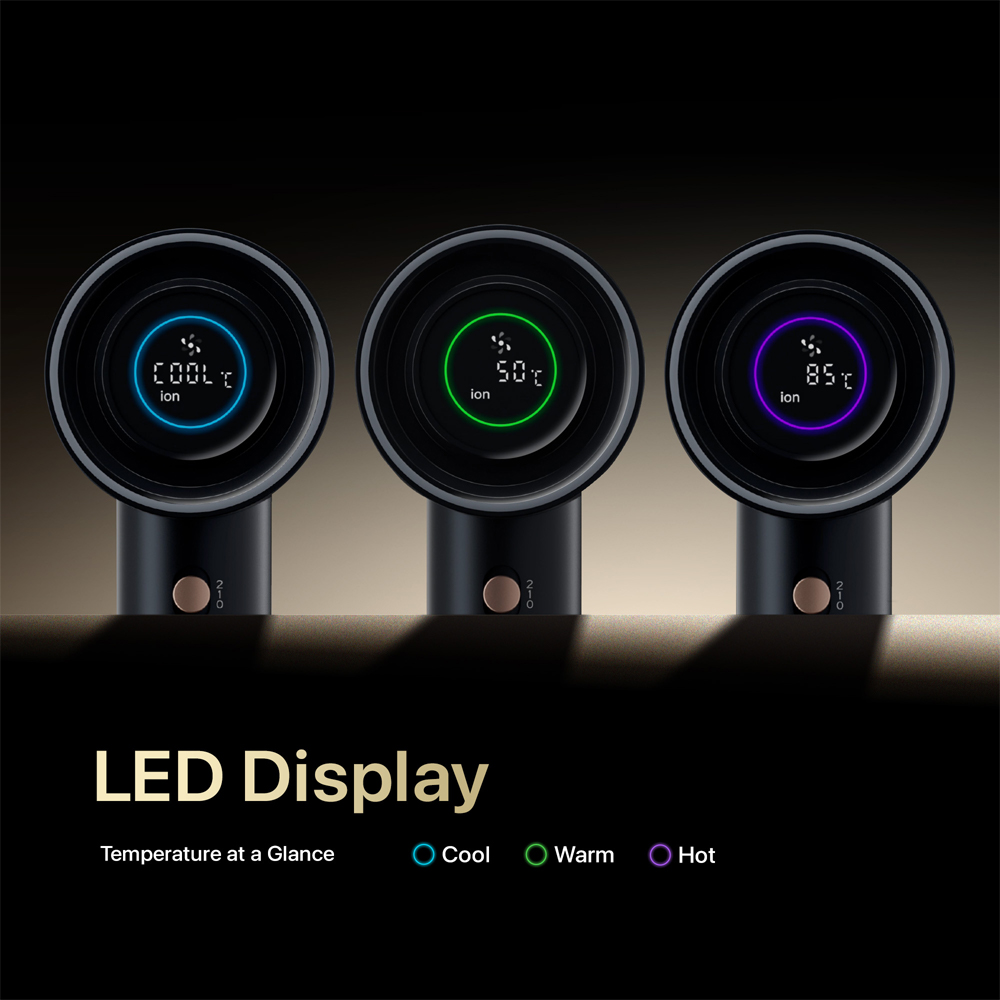 Faber 1800W FHD Aura Hair Dryer | LG1803BK/LR1801BK | Multiple Heat Settings | Cool Shot Button | Powerful Motor