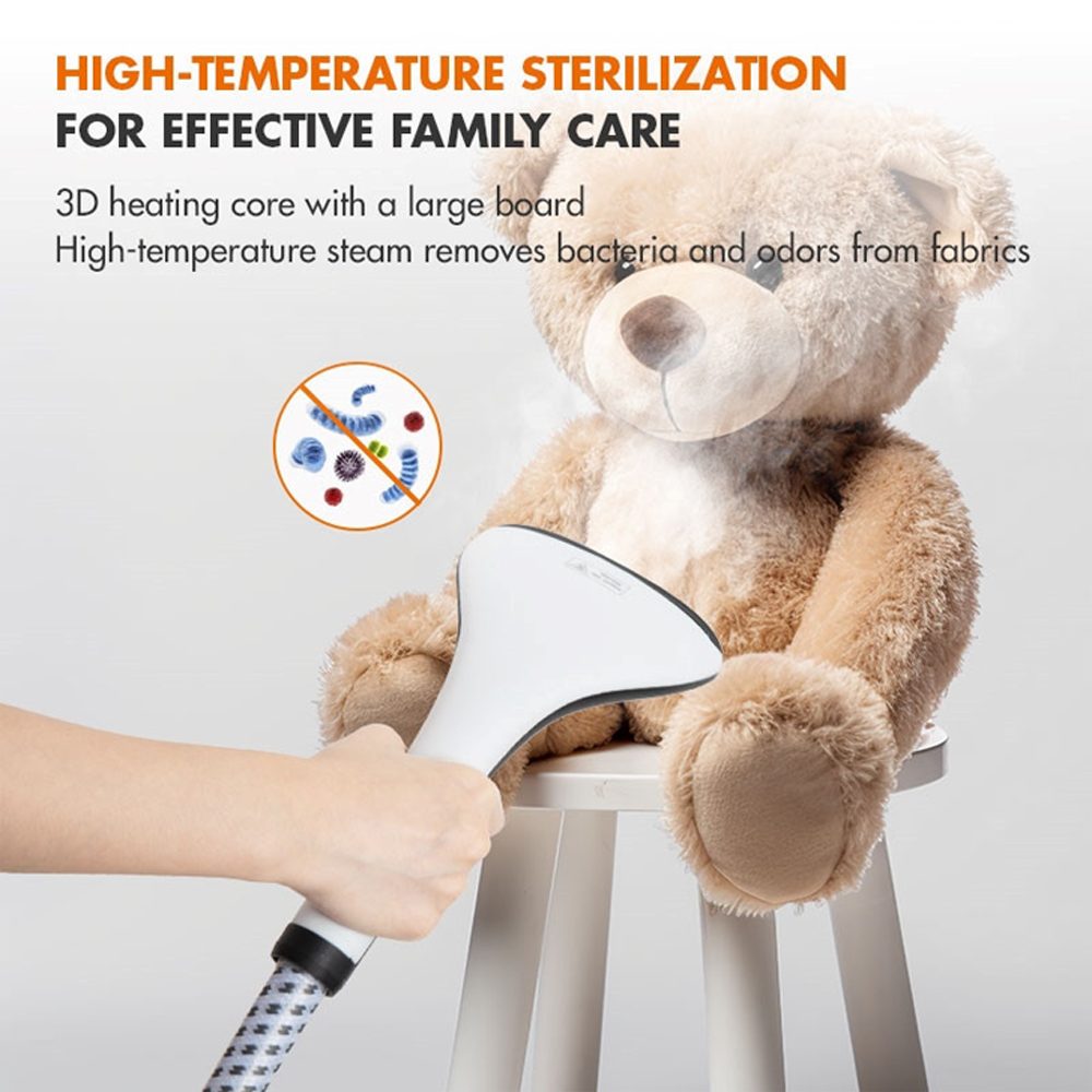 Gaabor 2000W Garment Steamer GS2000M-WH04A | Multi-Speed Steam Adjustment | Easy switching | Oversized water tank | 1  Year General Warranty