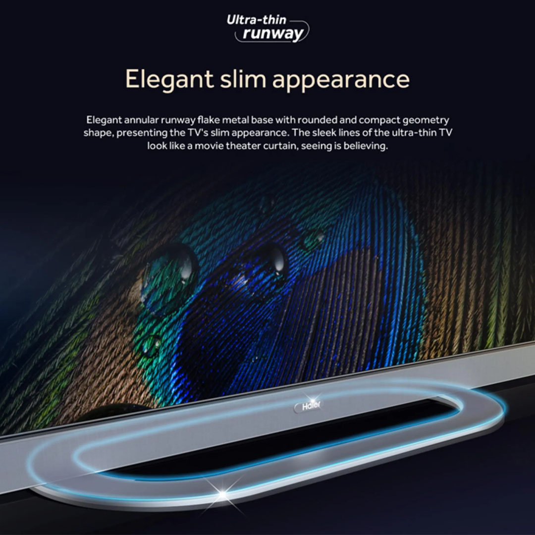 HAIER 55" OLED 4K HDR Smart LED TV H55C900UX | OLED Google Drive Series | Dolby Vision |  Sound System | 120 Hz | Smart LED TV with 3 Year Warranty