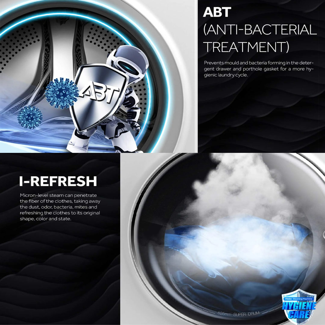 HAIER 10KG Heat Pump Dryer HD100-A2939S | Reversible Tumble | Sensor Dry |  I-Fresh | Dryer with 2 Year Warranty