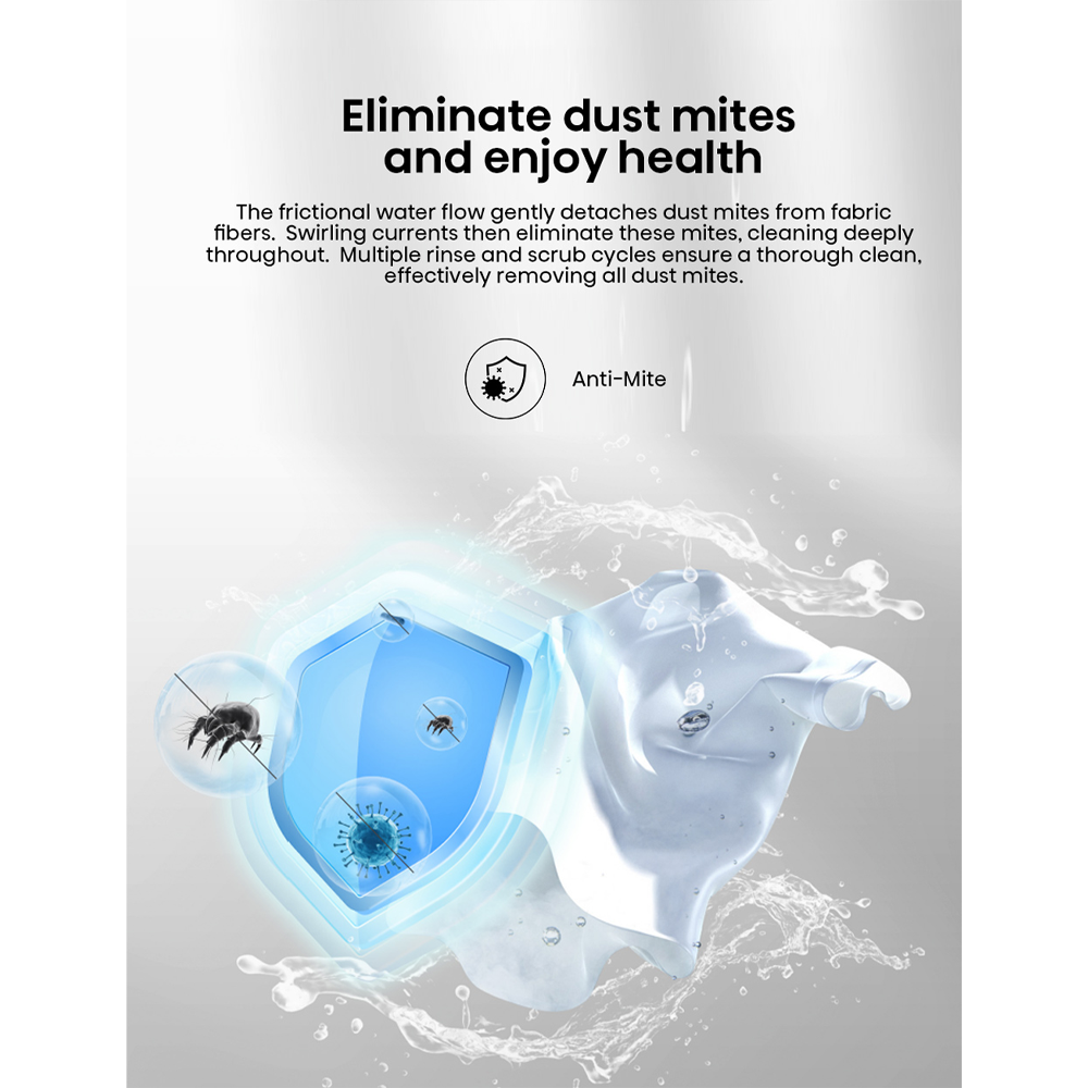 HISENSE 13KG Top Load Washing Machine Premium WTJA1313UB | One Touch AI Wash | 10 Preset Programs | Turbo Wash