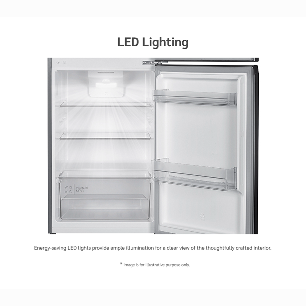 Hitachi 182L 2 Doors Top Mount Inverter Refrigerator HRTN5198MXMY |Tempered Glass Shelves| Quick Freezing