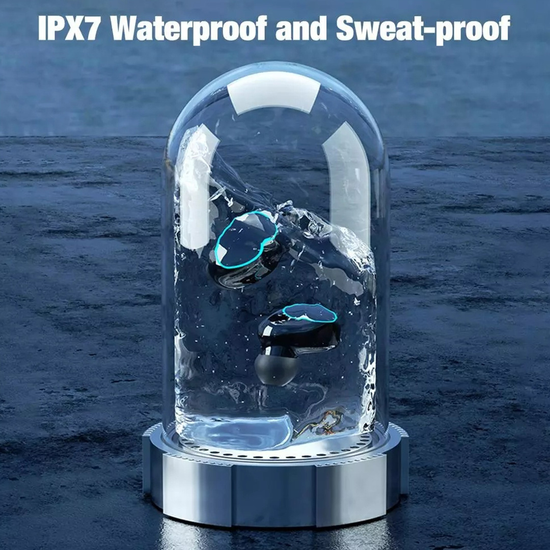 ZSB M10 TWS Bluetooth Wireless Earbuds | Smart Touch Control | IPX7 Waterproof | Sweat-Proof | HD LED Power Display | Earbuds with 3 Month Warranty