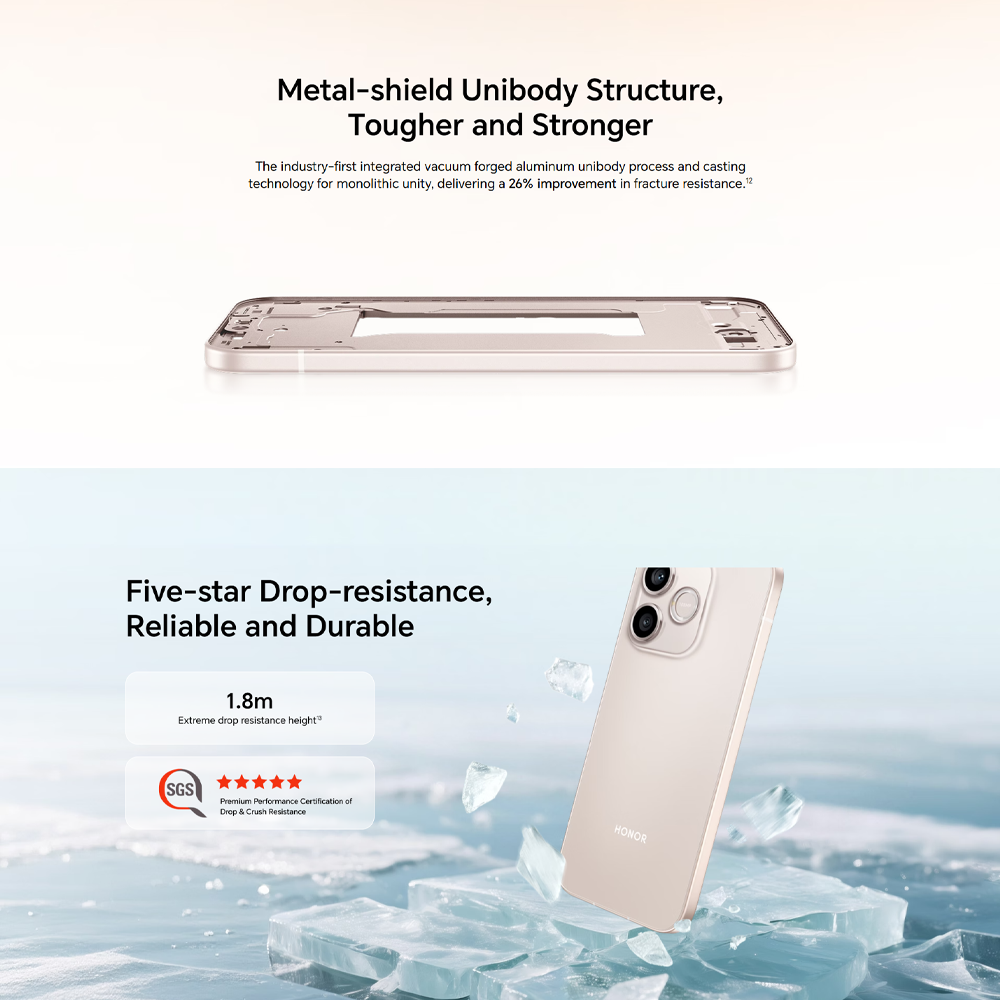 HONOR 600 Lite 12GB+256GB | 6.6 inch, AMOLED | 108MP Rear Camera | Mediatek Dimensity 7100 Elite (6 nm) | Android 16, MagicOS 10 | Li-Po 6520 mAh