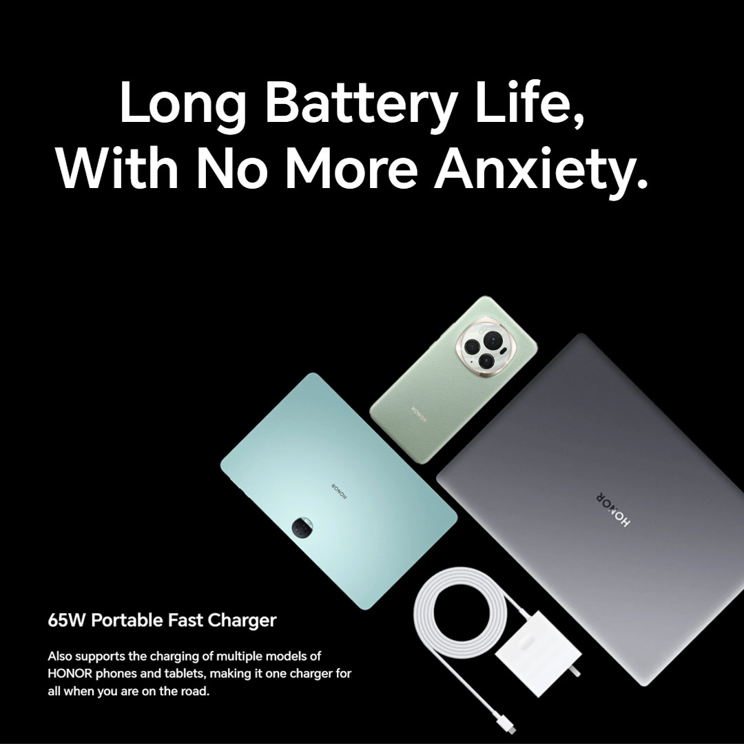 HONOR MagicBook X 16 16-inch 12th Generation Intel® Core™ i5-12450H Intel UHD Graphics | 65W Portable Fast Charger | Comfortable Reading | 7.5 Hours of Daily Office Work | Laptop with 1 Year Warranty