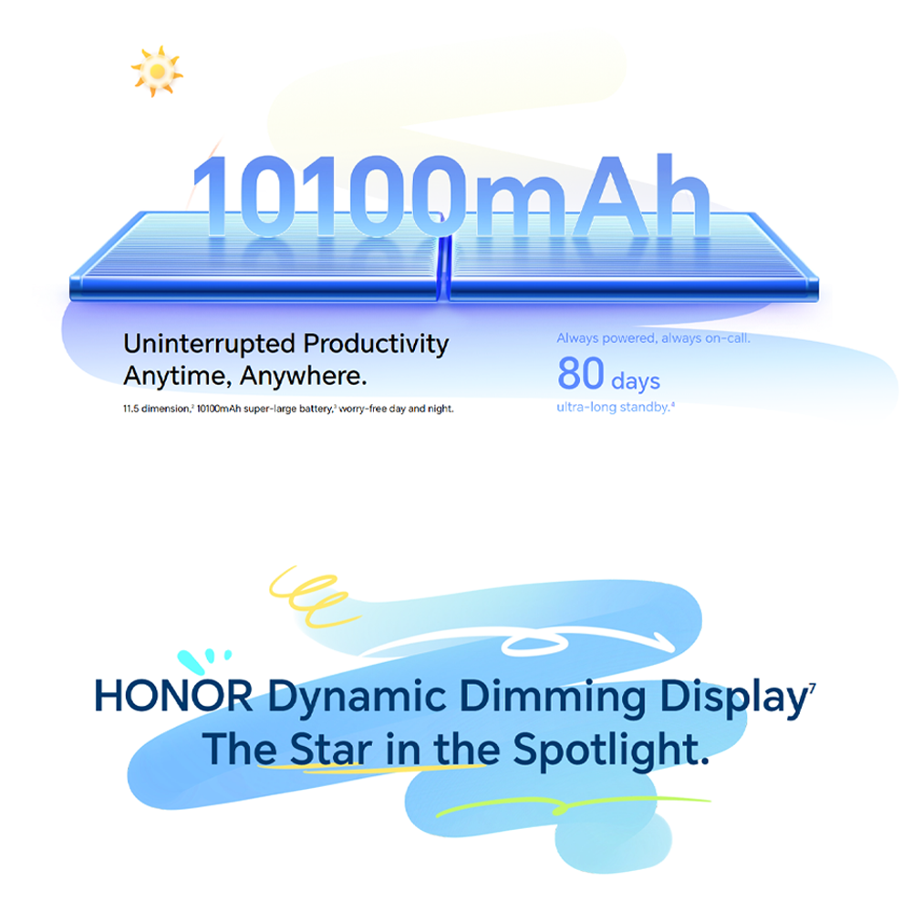 HONOR Pad V9 12GB+12GB+256GB | 11.5 inches | 13MP Camera | Mediatek Dimensity 8350 (4 nm) | Li-Po 10100mAh