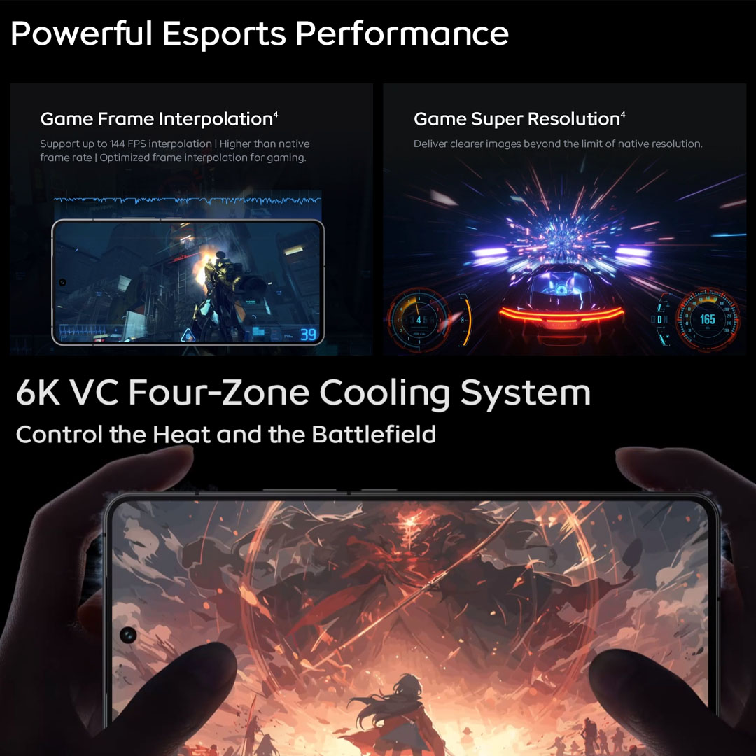 IQOO 12 16GB+512GB | 120W |  6.7 inches with LTPO AMOLED | Android 14 | Fun Touch 14 | Snapdragon 8 Gen 3 (4 nm) | Smartphone with 2 Years Warranty