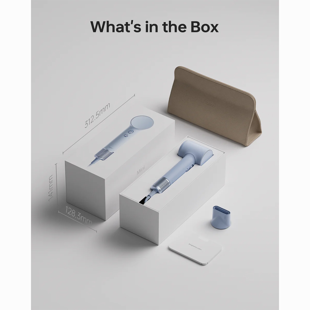 Laifen 1100W Mini Hair Dryer | SLF-MINI | Gentle Drying Mode | Fast drying |  Smart temperature monitoring