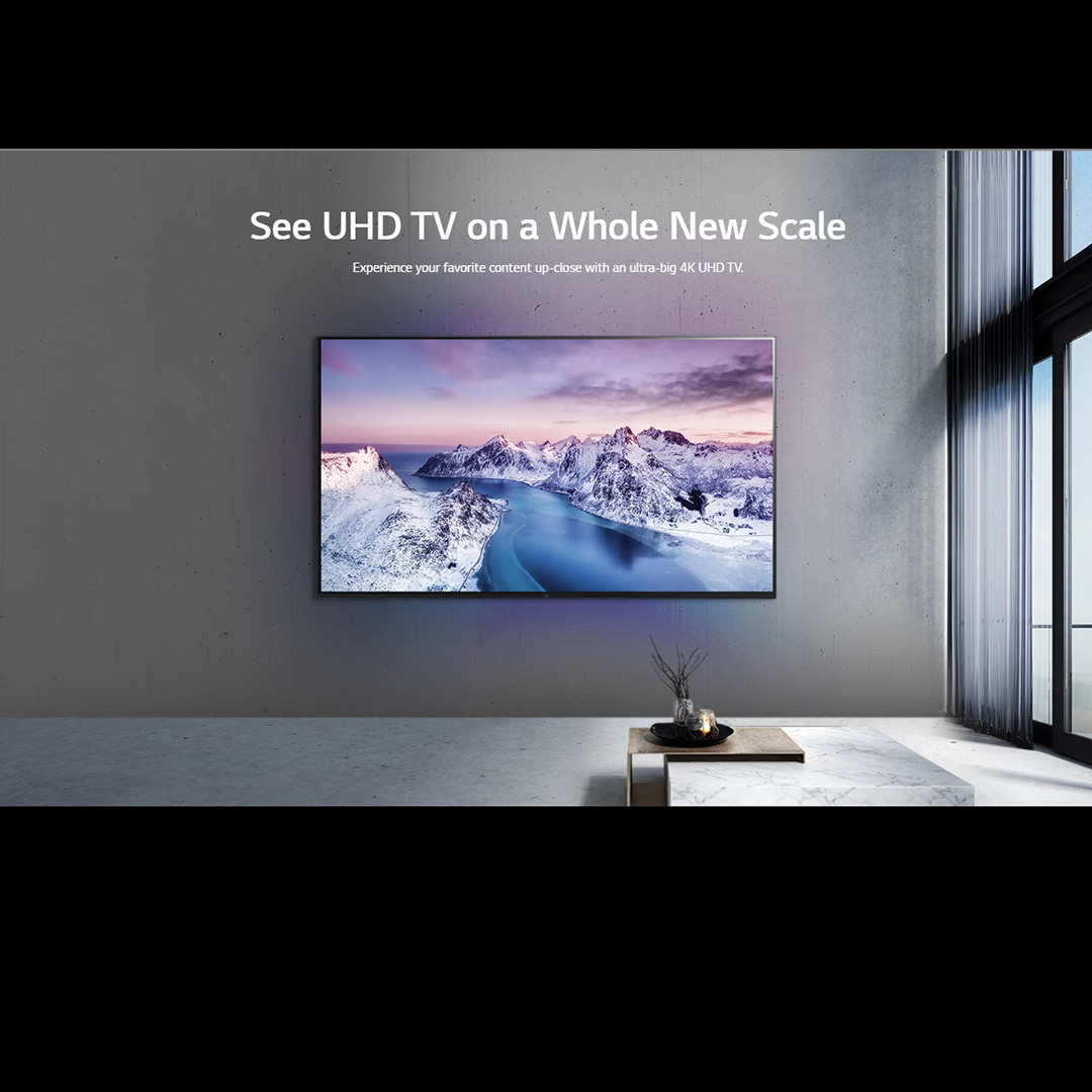 LG 50"/55"/65" 4K UHD Smart TV with AI ThinQ | α5 AI Processor 4K Gen6 | HDR10 | webOS 23 | HDMI | USB | Smart TV with 2 Year Warranty