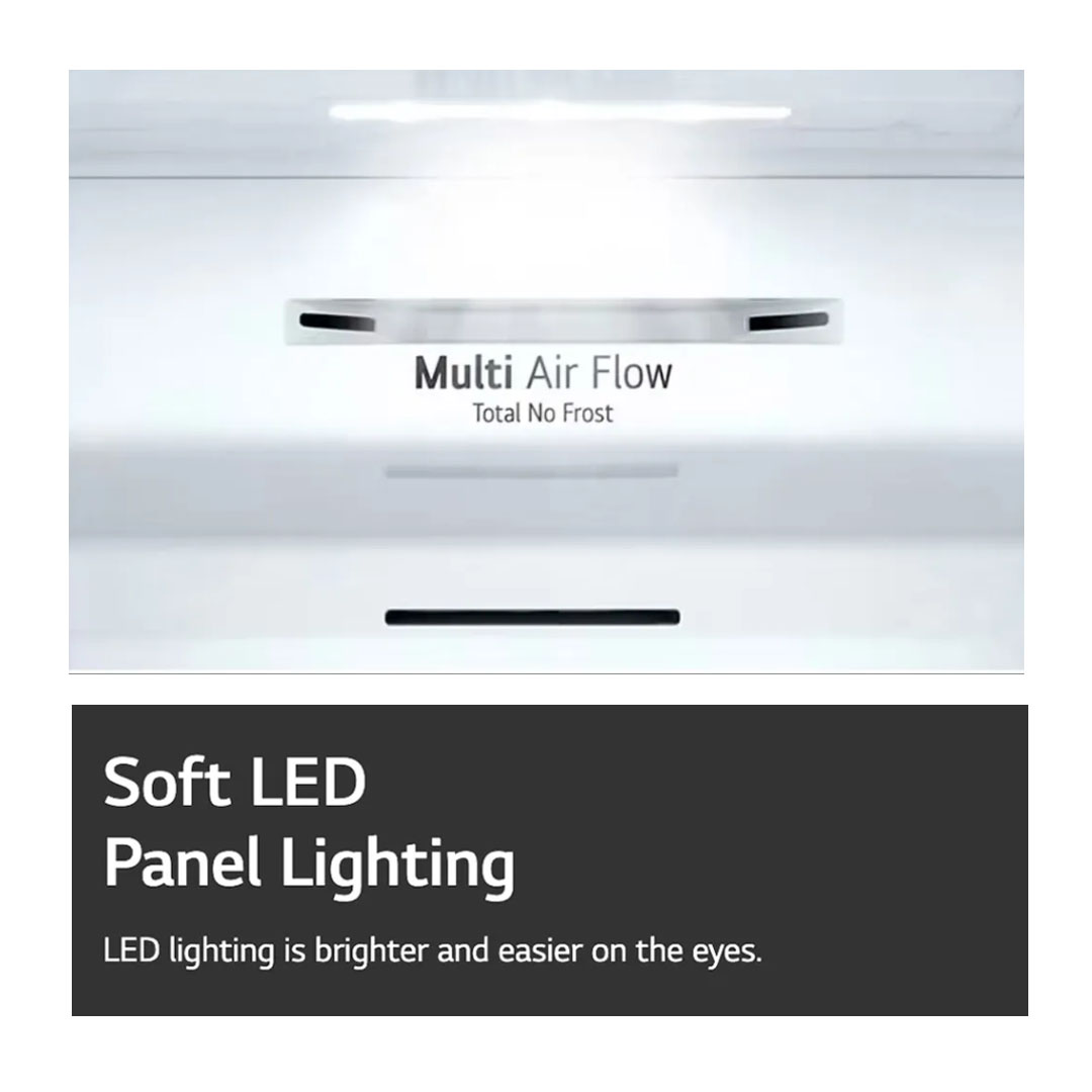 LG 508L Side by Side Smart Inverter Refrigerator GC-B507PGAM | Door Alarm | Express Freeze | Horizontal Pocket Handle Type | Refrigerator with 1 Year Warranty