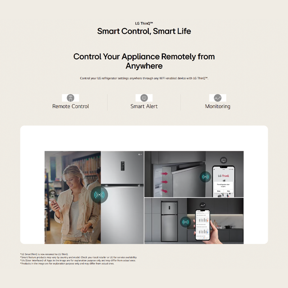 LG 423L 2 Doors Top Mount Smart Inverter Refrigerator GN-B392PQBK | LinearCooling™ | Door Cooling+™ | Hygiene Fresh