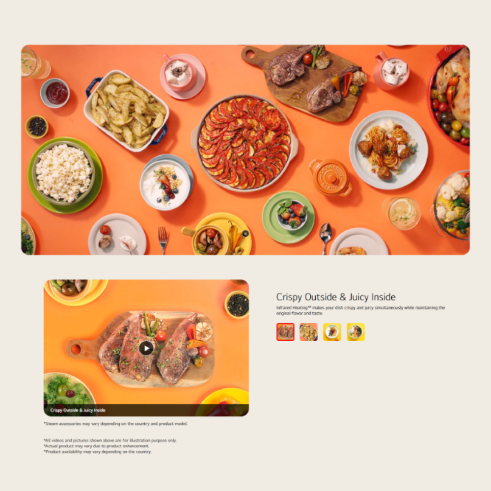 LG 39L NeoChef Smart Inverter Microwave Oven MJ3965BGS | Fast Cooking | LG Infrared Heating | Variety Cooking Functions | Easy Clean