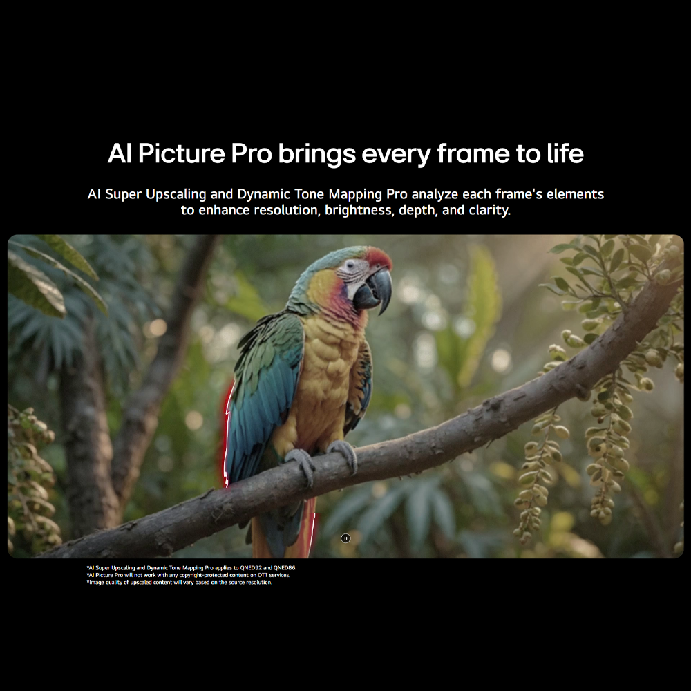 LG 55"/65"/75"/86"/100" 4K UHD QNED evo AI MiniLED Smart TV QNED86AS | Alpha 8 AI Processor Gen2 | Dynamic QNED Colour | Dolby Vision / HDR10 / HLG