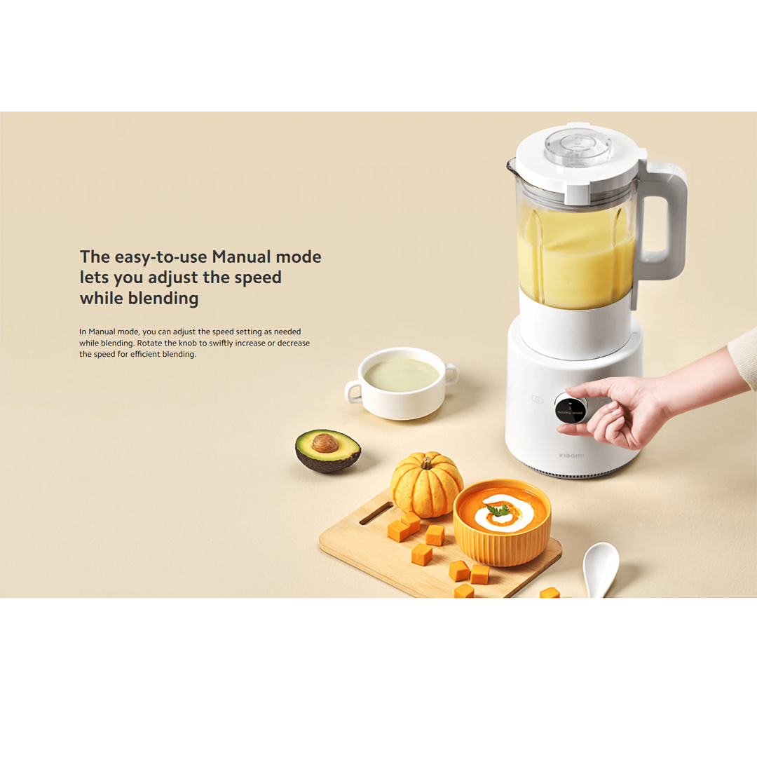 Xiaomi 1.6L Smart Blender MPBJ001ACM-1A | 8-Blade Multi-Angle Chopping | 9 Adjustable Speed Settings | Multiple Security Protection | Blender with 1 Year Warranty