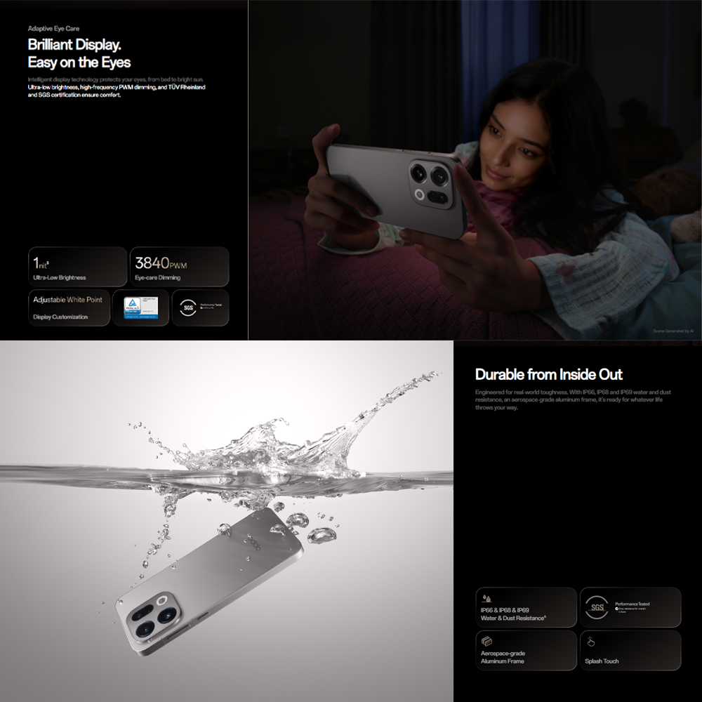 OPPO Find X9 | 120x Super Zoom | 4K 120 fps Dolby Vision | True Night Photography | 7025mAh Large Battery | 80W SUPERVOOCTM Flash Charge