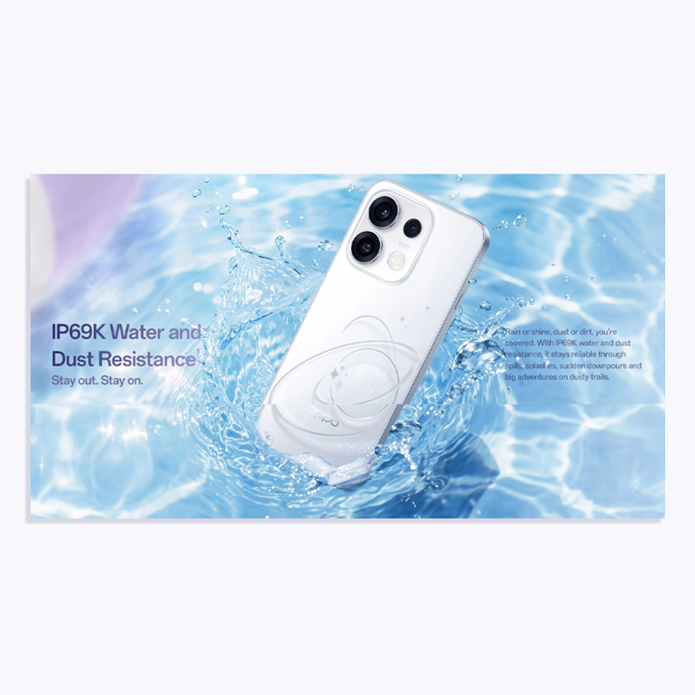 OPPO Reno16 F 5G 8GB+128GB / 8GB+256GB | 50MP Ultra Wide Selfie Camera | AI Remix Collage | Smart & Smooth ColorOS 16