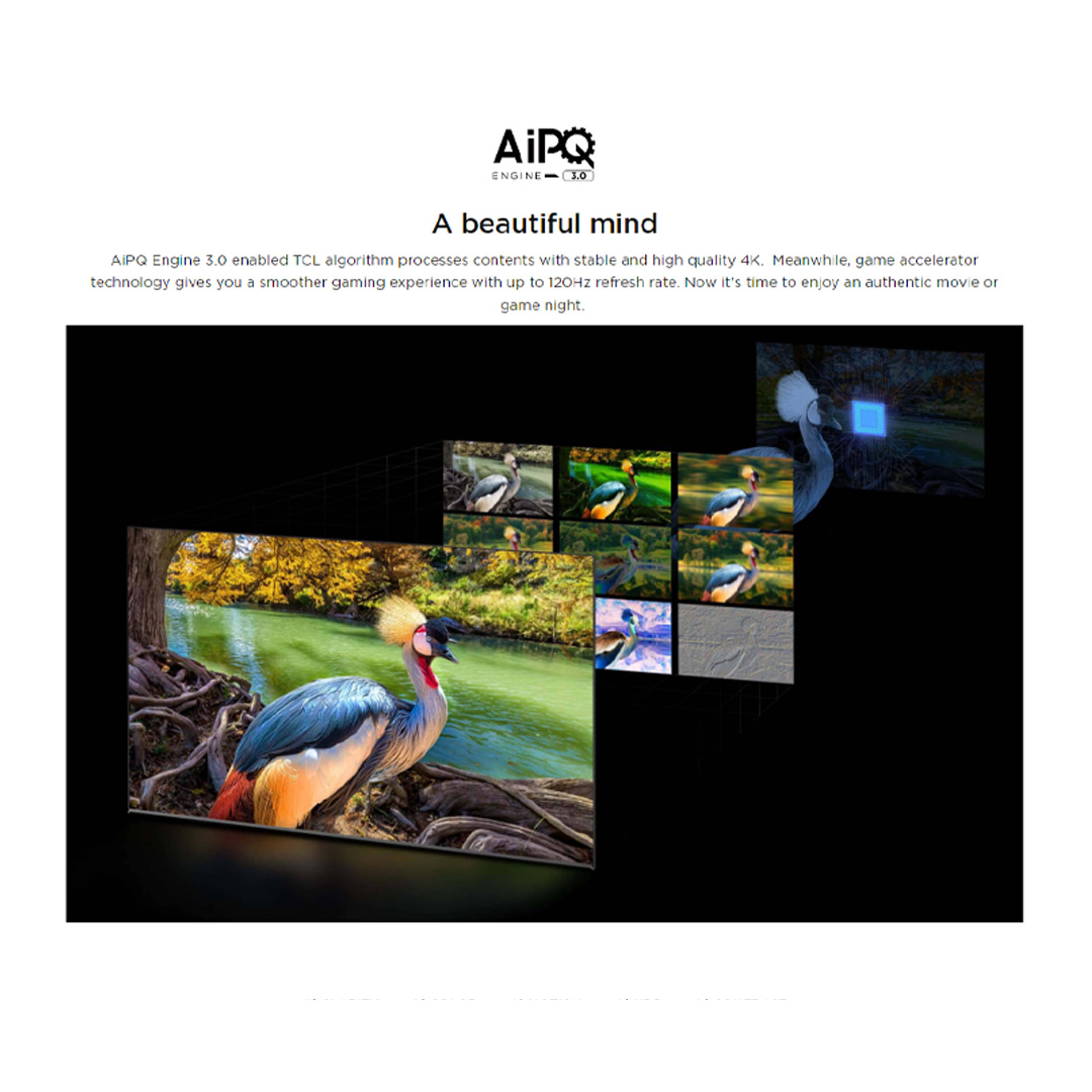 TCL 85" / 98" 4K UHD Google TV | 85P745 / 98P745 | 4K UHD + HDR 10 | 120Hz Game Accelerator | AiPQ Engine 3.0 | Google TV with 2 Year warranty