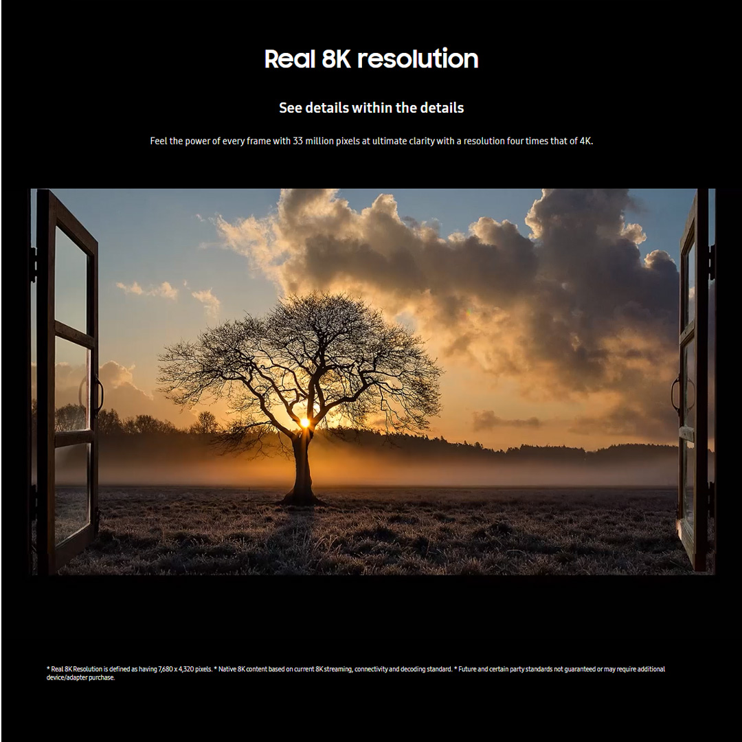 SAMSUNG 65" 8K UHD Smart NEO QLED TV QA65QN700CKXXM | Infinity One Design | Tizen™ Smart TV | App Casting | Web Browser | SmartThings | Smart TV with 2 Year Warranty